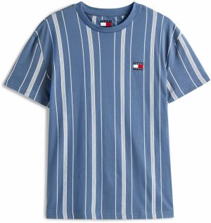 Tommy Jeans Tričko  námornícka modrá / kráľovská modrá / červená / biela