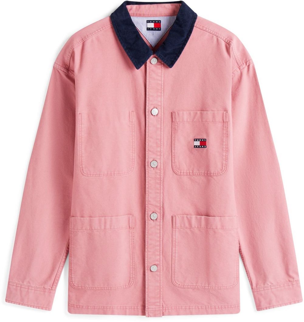 Tommy Jeans Prechodná bunda  svetloružová