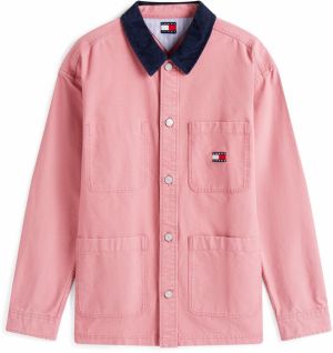 Tommy Jeans Prechodná bunda  svetloružová