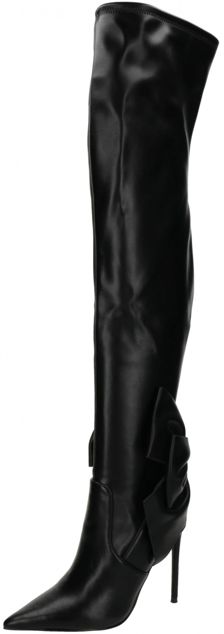 STEVE MADDEN Čižmy nad koleno 'Show-Off'  čierna