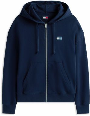 Tommy Jeans Tepláková bunda 'CLASSICS'  námornícka modrá / svetlomodrá