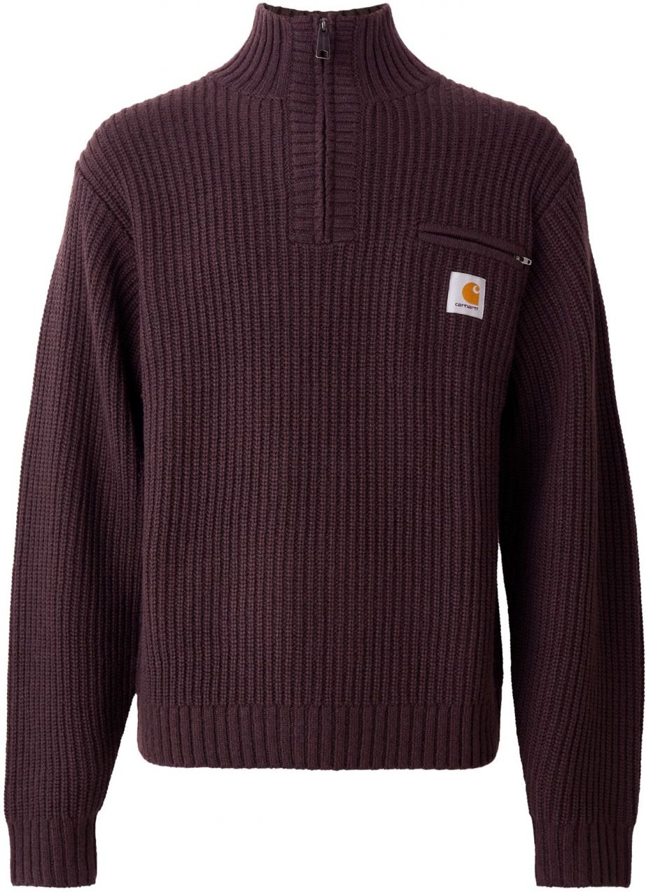 Carhartt WIP Sveter 'Detroit'  vínovo červená