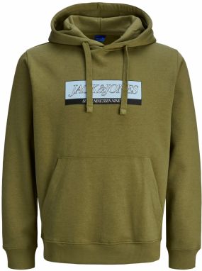 JACK & JONES Mikina 'JORINWOOD'  svetlomodrá / olivová / čierna / biela