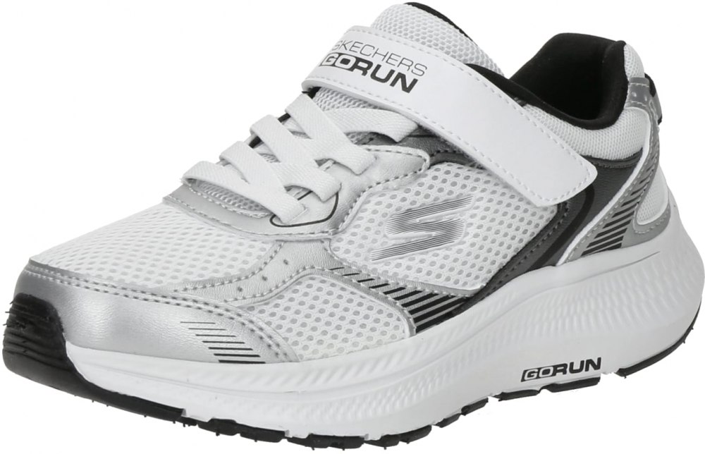 SKECHERS Tenisky 'GO RUN CONSISTENT 2.0'  tmavosivá / čierna / strieborná / biela