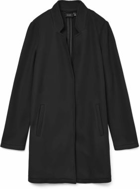 VERO MODA Prechodný kabát 'VMBRUSHEDKATRINE'  čierna