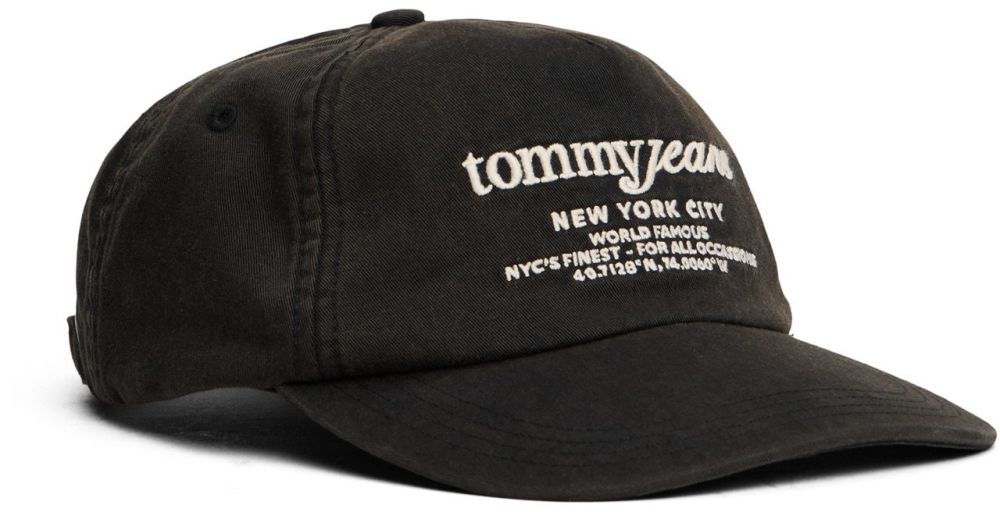 Tommy Jeans Čiapka  čierna / biela