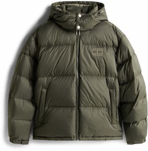 Tommy Jeans Zimná bunda 'Alaska'  béžová / zelená
