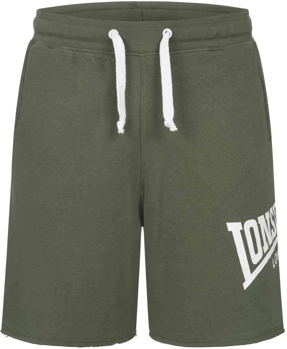 LONSDALE Nohavice  kaki / biela