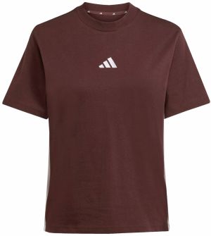 ADIDAS SPORTSWEAR Funkčné tričko  hnedá / biela