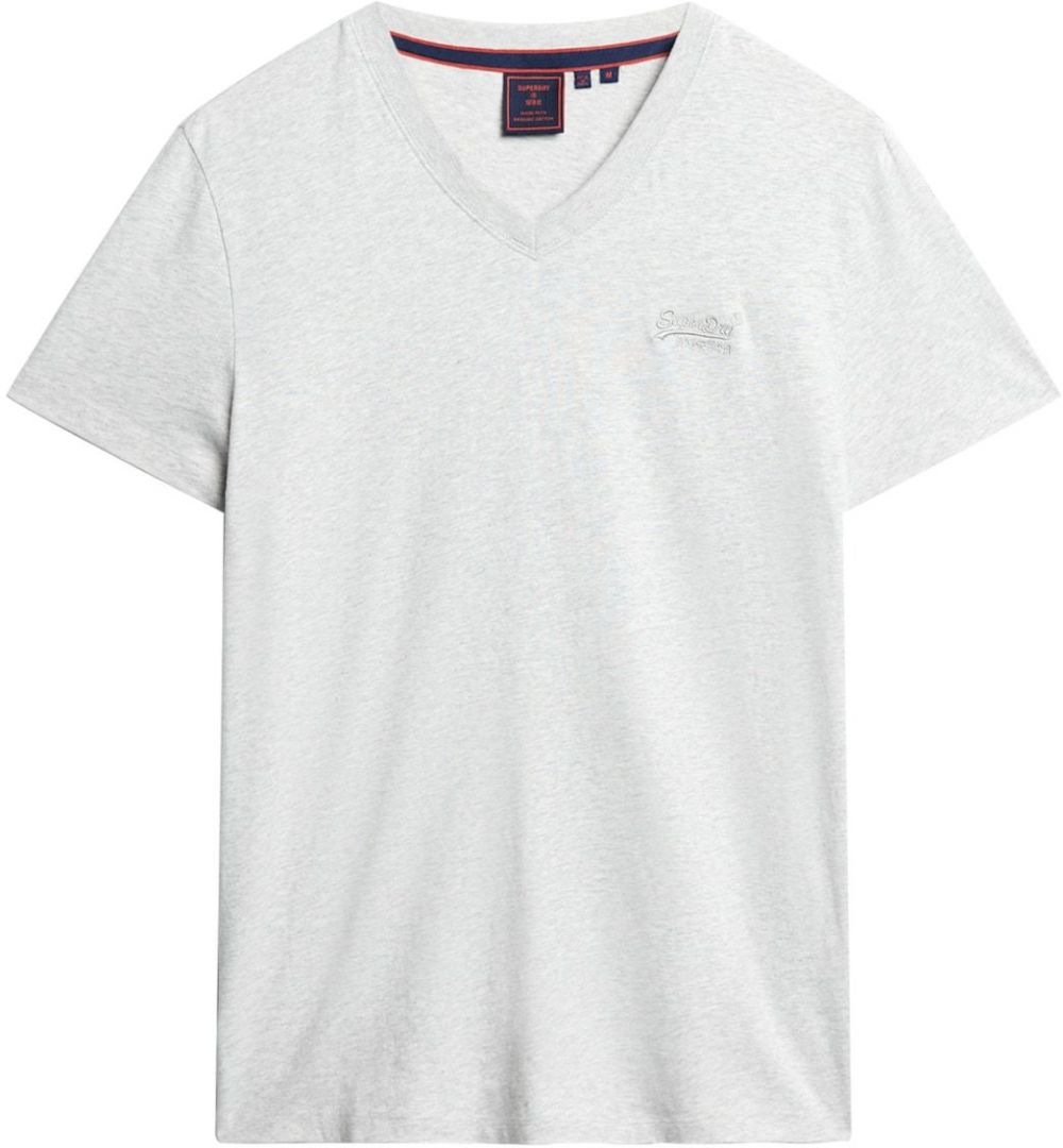 Superdry Tričko  sivá melírovaná