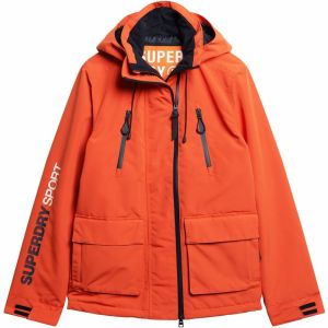 Superdry Prechodná bunda  námornícka modrá / oranžová / biela