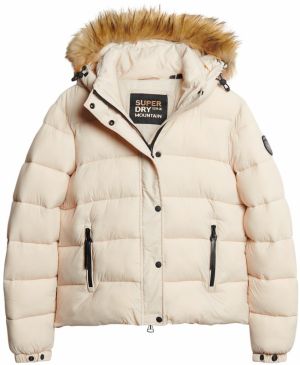 Superdry Zimná bunda  béžová