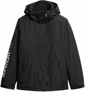 Superdry Prechodná bunda 'Yachter'  oranžovo červená / čierna / biela