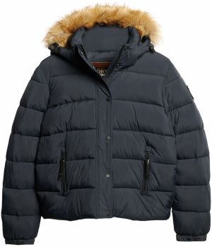 Superdry Zimná bunda  námornícka modrá