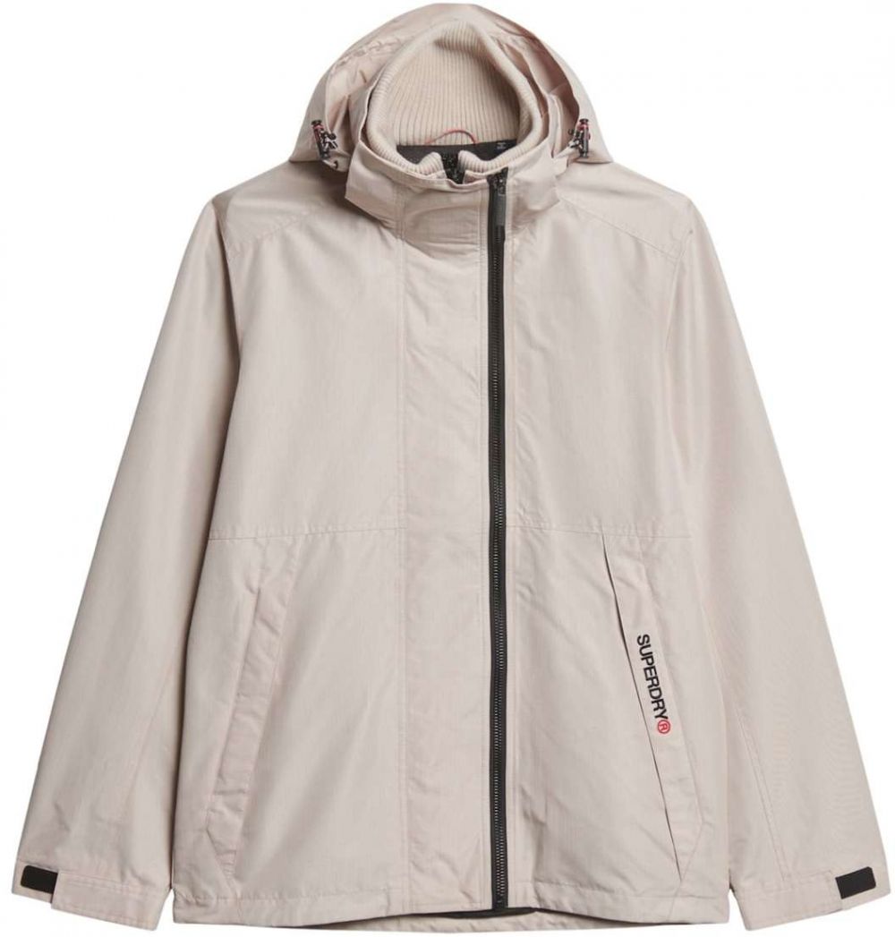 Superdry Prechodná bunda 'Yachter'  sivobéžová