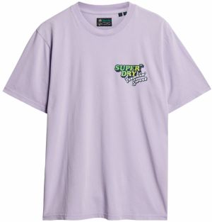 Superdry Tričko 'Travel'  tmavožltá / svetlozelená / levanduľová / biela
