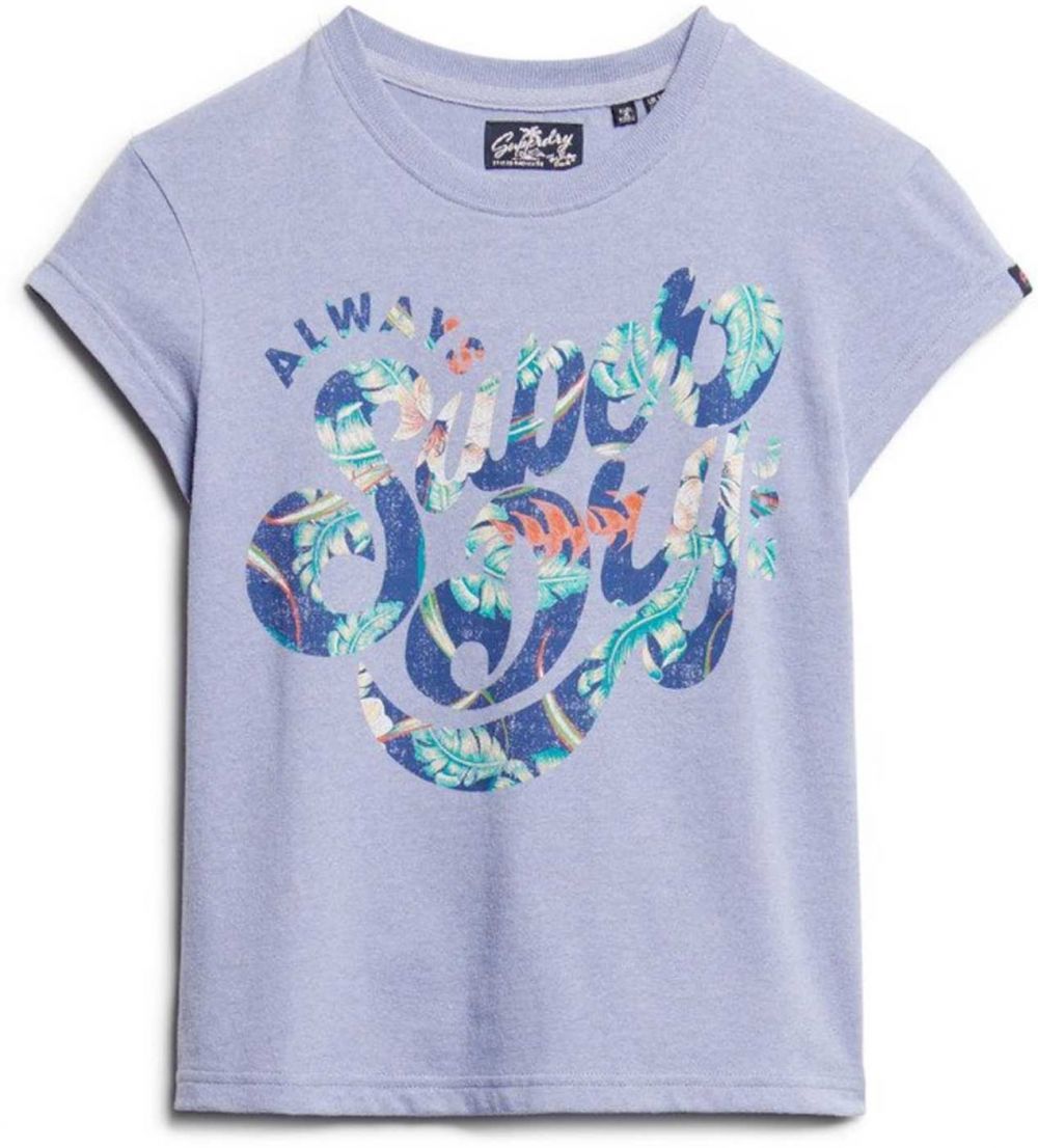Superdry Tričko  tmavomodrá / svetlozelená / levanduľová / homárová