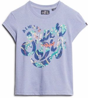 Superdry Tričko  tmavomodrá / svetlozelená / levanduľová / homárová