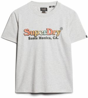 Superdry Tričko  žltá / sivá melírovaná / oranžová / čierna