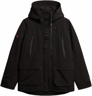Superdry Zimná bunda  čierna