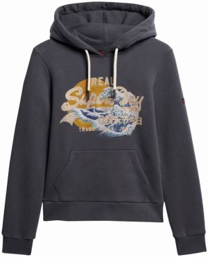 Superdry Mikina 'Tokyo'  kobaltovomodrá / vodová / medová / tmavosivá