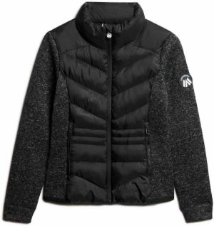 Superdry Kardigán 'Storm'  čierna / čierna melírovaná