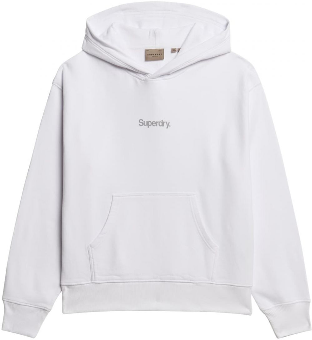 Superdry Mikina 'City'  sivá / biela