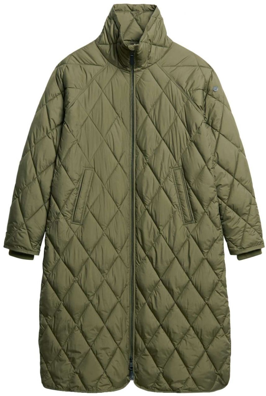 Superdry Prechodný kabát  olivová