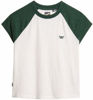 Superdry Tričko 'Essential'  námornícka modrá / biela