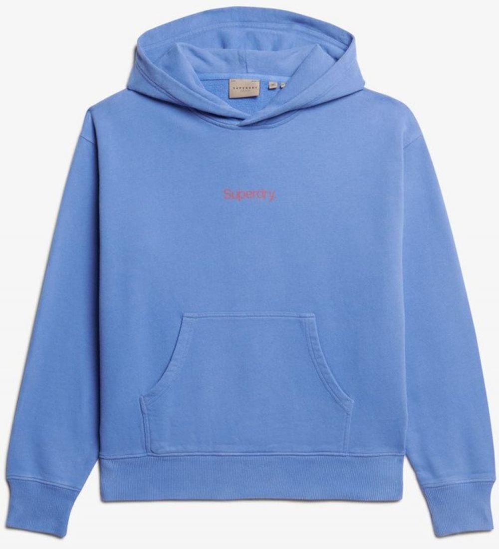 Superdry Mikina 'City'  modrá / pastelovo červená
