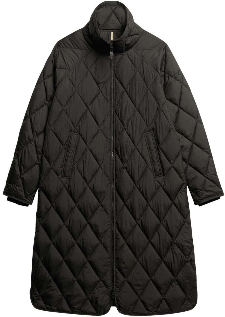Superdry Prechodný kabát  čierna