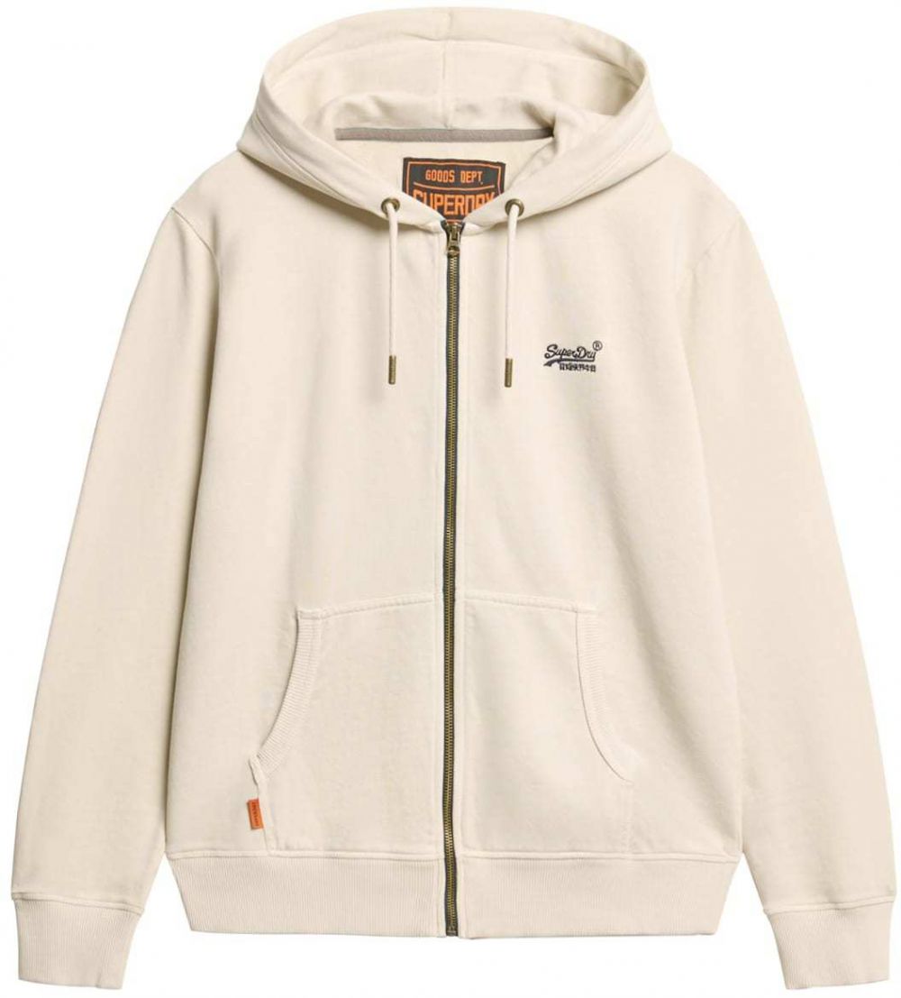 Superdry Tepláková bunda 'Essential'  krémová