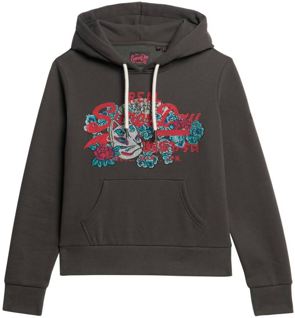 Superdry Mikina 'TOKYO'  čierny denim
