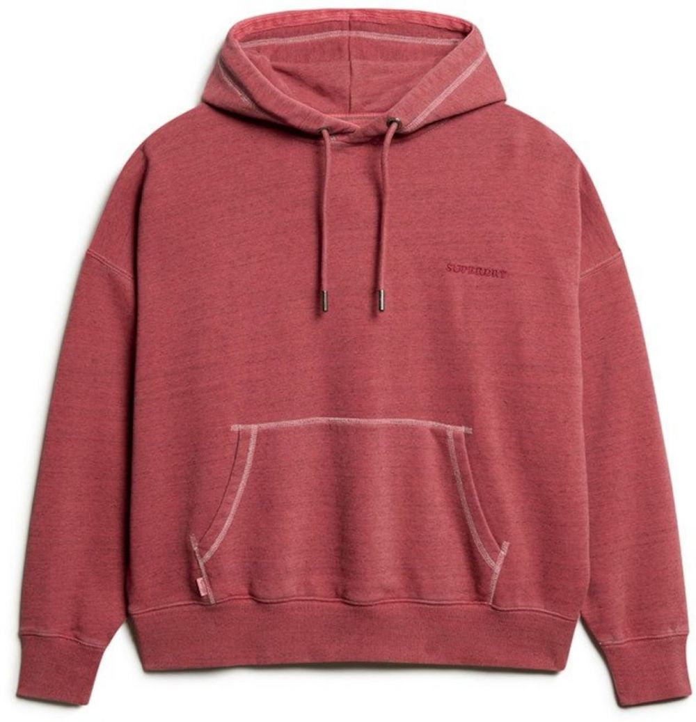 Superdry Mikina 'ESSENTIAL'  červená melírovaná