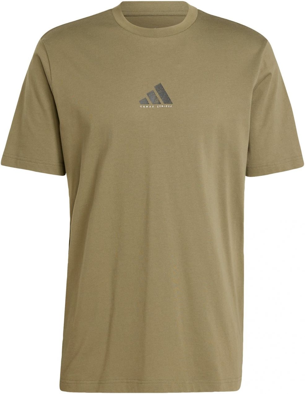 ADIDAS SPORTSWEAR Funkčné tričko 'Codes Photoreal'  olivová / čierna / biela