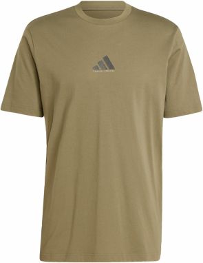ADIDAS SPORTSWEAR Funkčné tričko 'Codes Photoreal'  olivová / čierna / biela