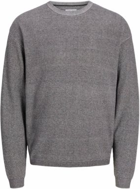 JACK & JONES Sveter 'JJWALTER'  grafitová