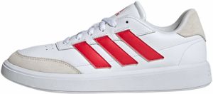 ADIDAS SPORTSWEAR Nízke tenisky 'Courtblock'  béžová / červená / biela