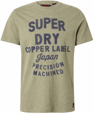 Superdry Tričko 'COPPER'  námornícka modrá / kaki