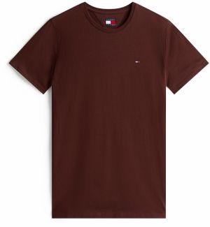 Tommy Jeans Tričko  námornícka modrá / hnedá / červená / biela