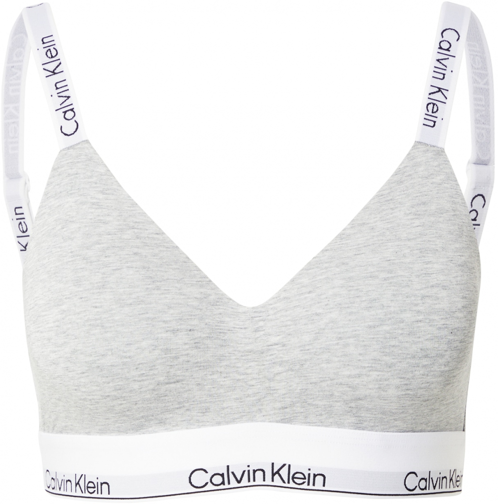 Calvin Klein Underwear Podprsenka  svetlosivá / čierna / biela
