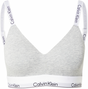 Calvin Klein Underwear Podprsenka  svetlosivá / čierna / biela