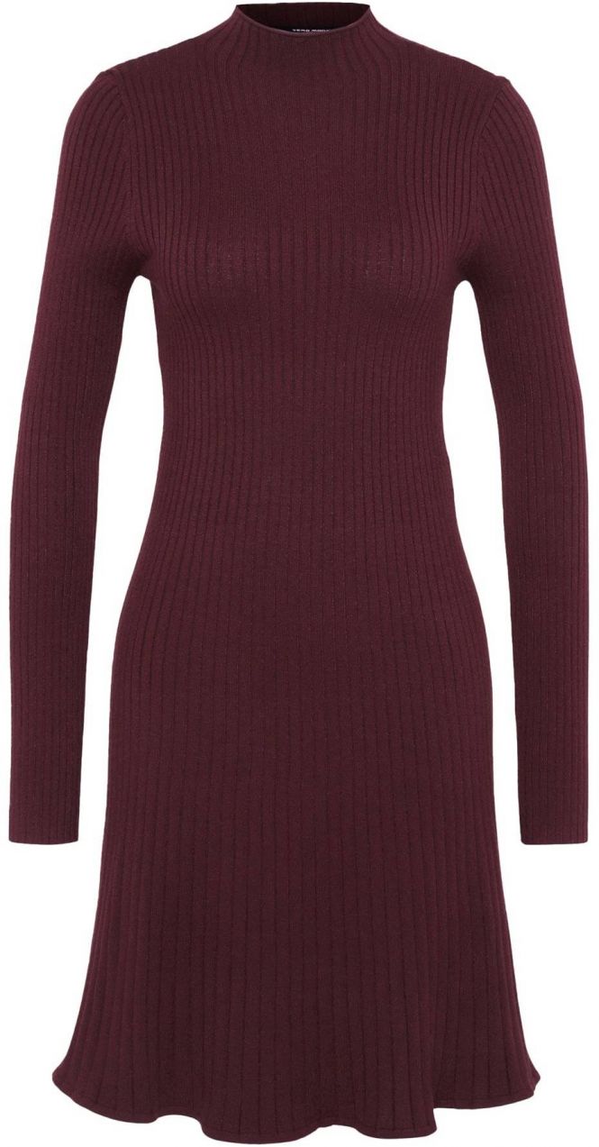 Vero Moda Petite Pletené šaty 'VMNANCY'  vínovo červená