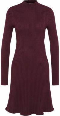 Vero Moda Petite Pletené šaty 'VMNANCY'  vínovo červená