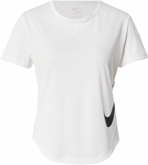 NIKE Funkčné tričko  čierna / biela