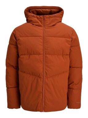 JACK & JONES Zimná bunda 'JJGLOBAL'  hrdzavo červená