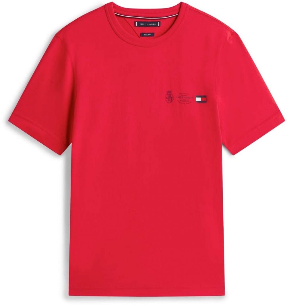 TOMMY HILFIGER Tričko  námornícka modrá / červená / biela