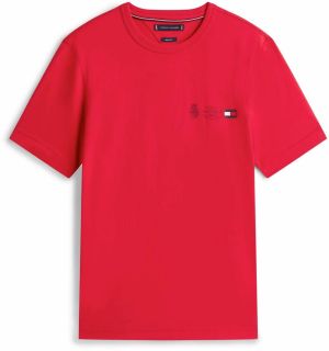 TOMMY HILFIGER Tričko  námornícka modrá / červená / biela