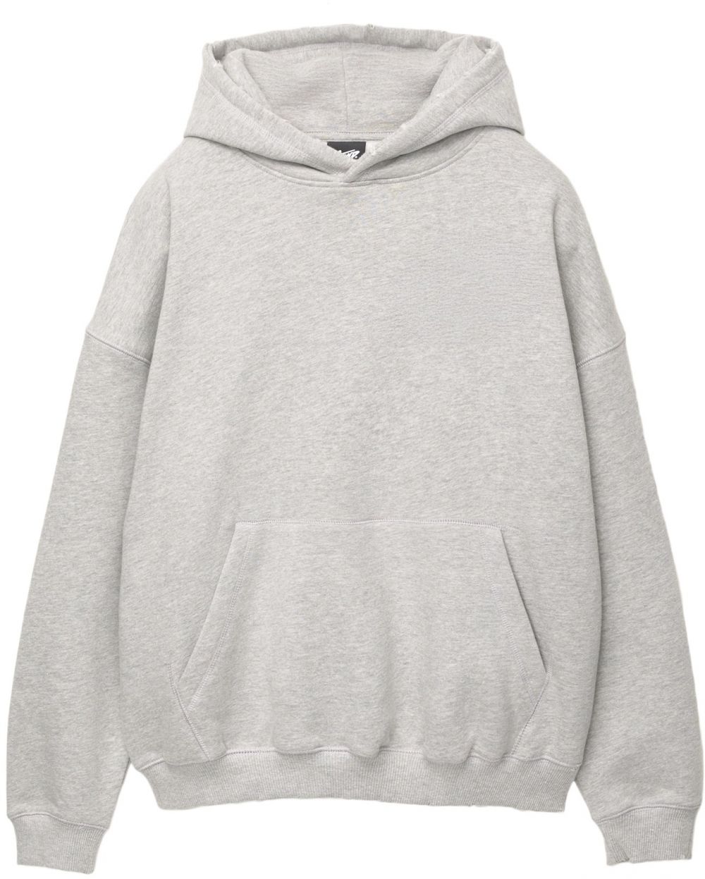 Pull&Bear Mikina 'STWD'  námornícka modrá / sivá / biela