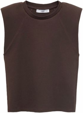 MANGO Top 'ROBERTA-H'  čokoládová